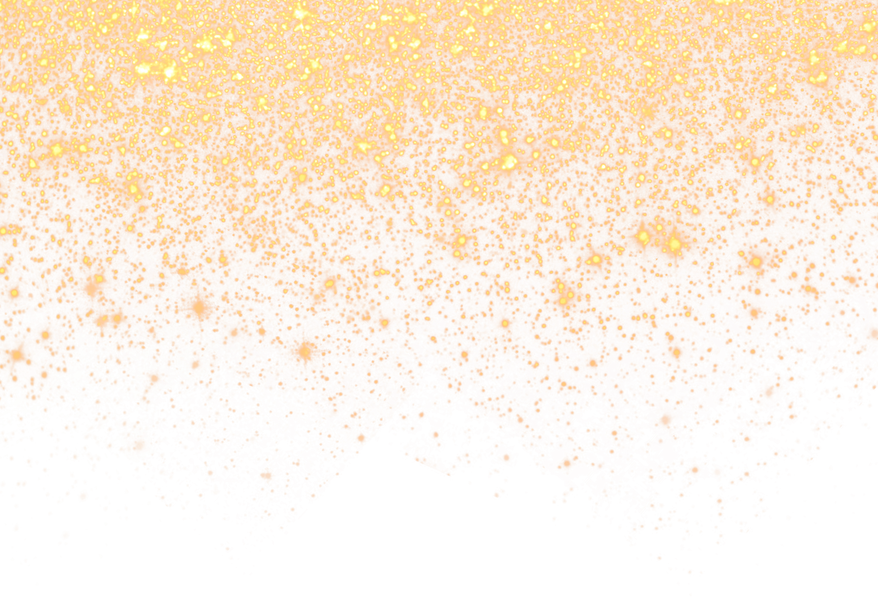 Gold Glitter Confetti Border